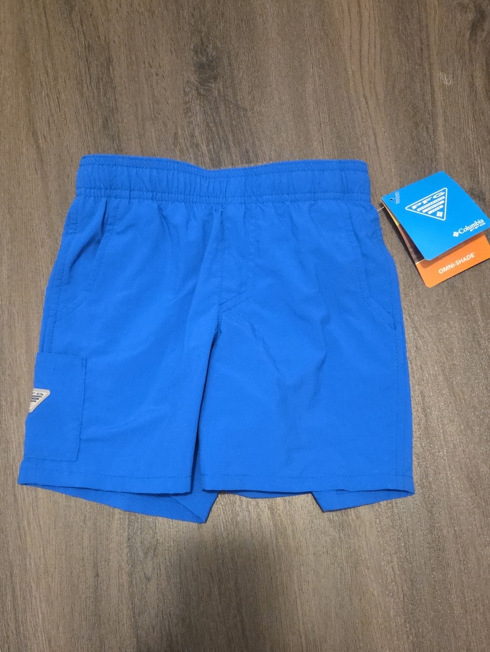 Columbia Bright Blue Kids Swim Shorts